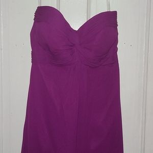 Purple bridesmaid dress